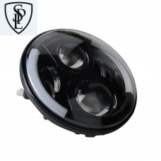 7 Inch 60W Round Cree LED Headlights Driving Lights With White DRL Amber Turn Signal for 97-16 Jeep Wrangler Jk Tj